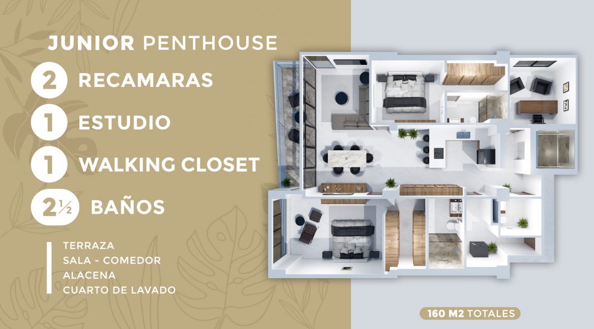 Junior Penthouse 160 m2