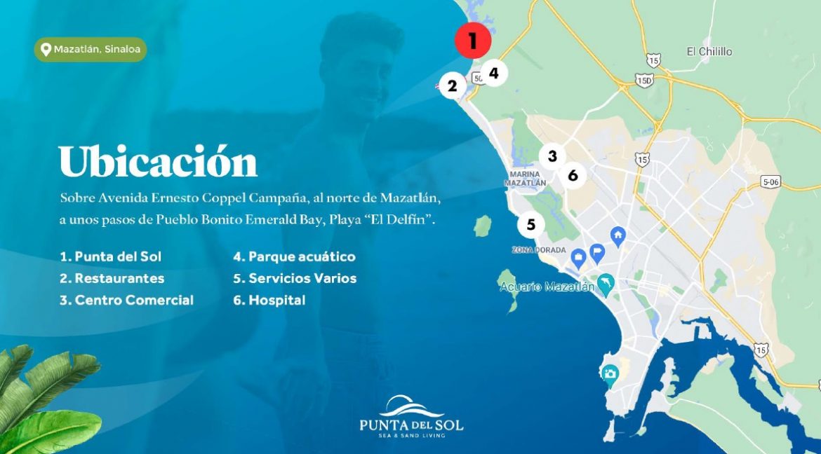 Condominio en preventa ubicado al Norte de Mazatlán en Punta del Sol en Playa El Delfín