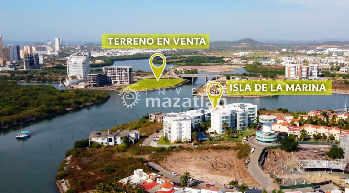 Venta de terreno con vista a La Marina en Mazatlán